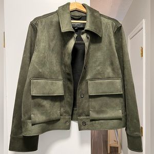 Banana Republic Factory Faux Suede Jacket